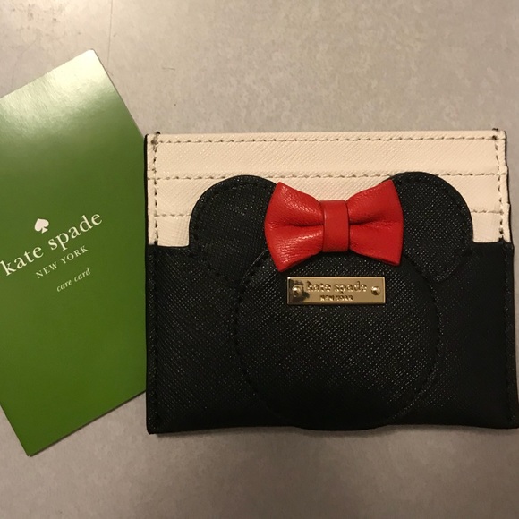 Kate Spade Minnie Mouse Card Wallet - Picture 2 of 4